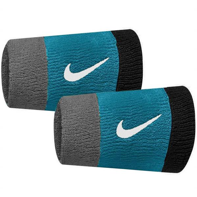 Frotki na nadgarstek Nike Swoosh N0001586017OS 2 szt (887791753595) - obraz 1