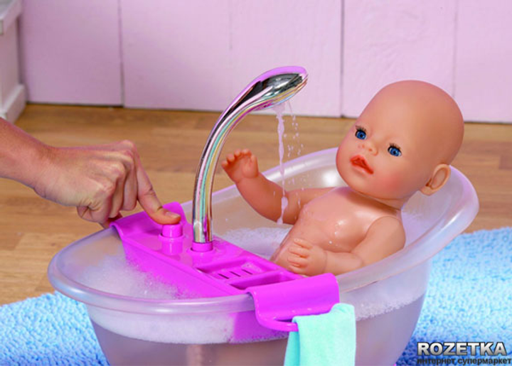 Интерактивная ванночка для куклы Baby Born Забавное купание Zapf ...