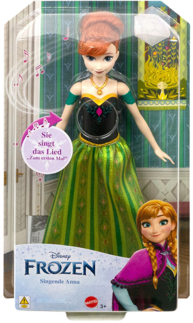 Lalka Mattel Disney Frozen Śpiewająca Anna 29 cm (0194735126545) - obraz 1