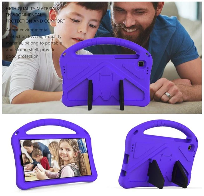 Дитячий чохол New Kids Case на планшет Samsung Galaxy Tab A7 Lite 8.7" (T220 / T225) фіолетовий - Фото 5 Дитячий чохол New Kids Case на планшет Samsung Galaxy Tab A7 Lite 8.7" (T220 / T225) фіолетовий - зображення 5