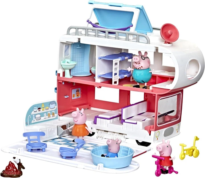 Игровой набор Автодом Свинки Пеппы Peppa Pig Adventures Family Motorhome Preschool - Фото 3 Игровой набор Автодом Свинки Пеппы Peppa Pig Adventures Family Motorhome Preschool - изображение 3