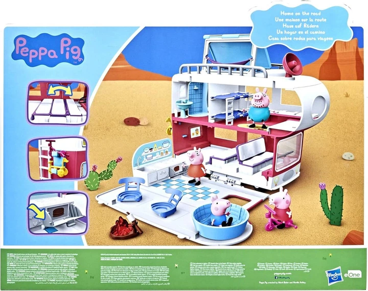 Игровой набор Автодом Свинки Пеппы Peppa Pig Adventures Family Motorhome Preschool - Фото 8 Игровой набор Автодом Свинки Пеппы Peppa Pig Adventures Family Motorhome Preschool - изображение 8