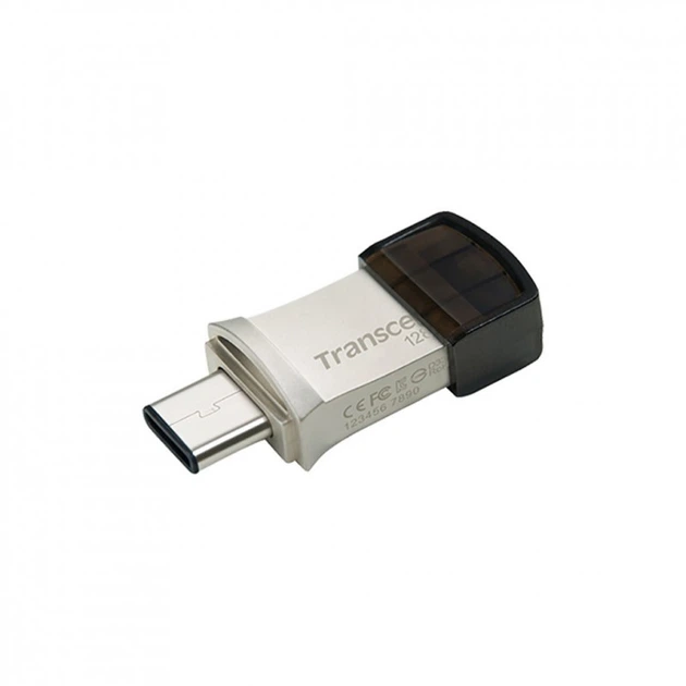 USB флеш накопитель Transcend 128GB JetFlash 890 Silver USB 3.1/Type-C (TS128GJF890S) (210421) - Фото 2 USB флеш накопитель Transcend 128GB JetFlash 890 Silver USB 3.1/Type-C (TS128GJF890S) (210421) - изображение 2