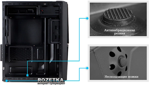 Корпус Zalman ZM-T3 – фото, отзывы, характеристики в интернет