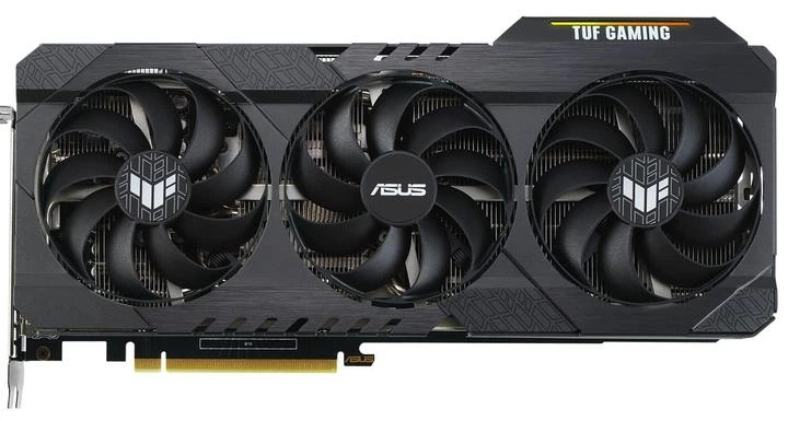 Видеокарта Asus GeForce RTX 3060Ti 8GB TUF Gaming V2 OC Edition (256 bit) (HDMI, 3 х DisplayPort) - Фото 3 Видеокарта Asus GeForce RTX 3060Ti 8GB TUF Gaming V2 OC Edition (256 bit) (HDMI, 3 х DisplayPort) - изображение 3