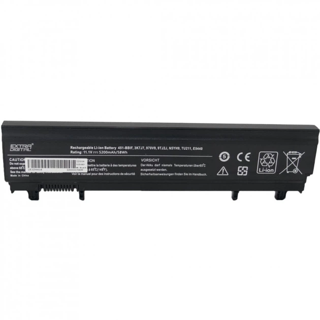Аккумулятор для ноутбука Dell E5440, E5540 5200mAh Extradigital (BND4010) (209837) - изображение 3