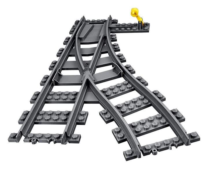 Конструктор LEGO City Залізничні стрілки 8 шт. деталей (60238) - Фото 3 Конструктор LEGO City Залізничні стрілки 8 шт. деталей (60238) - зображення 3