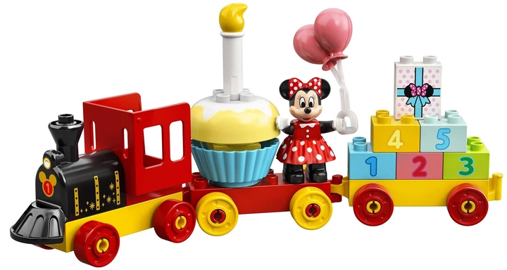 Конструктор LEGO Duplo Святковий поїзд Міккі та Мінні 22 шт. деталей (10941) - Фото 2 Конструктор LEGO Duplo Святковий поїзд Міккі та Мінні 22 шт. деталей (10941) - зображення 2