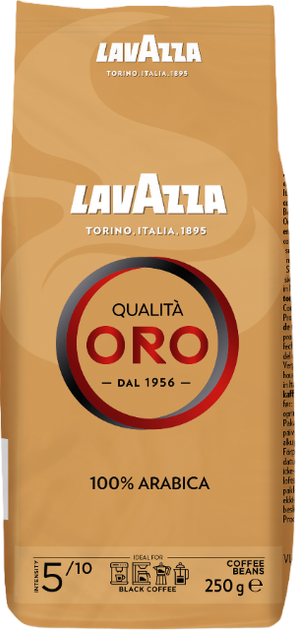 Акція на Кава в зернах Lavazza Qualita Oro 250 г від Rozetka