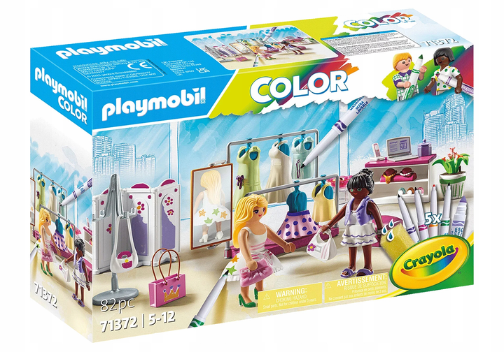 Zestaw zabawek Playmobil Color Butik z odzieżą (4008789713728) - obraz 1