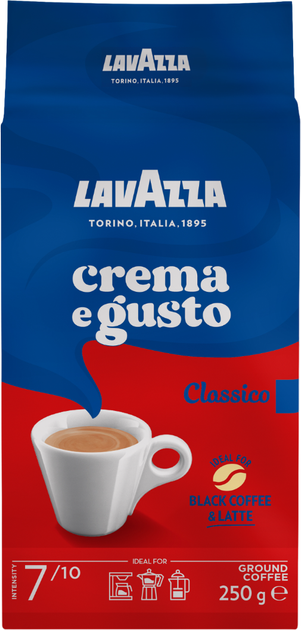 Акція на Кава мелена Lavazza Crema&Gusto 250 г від Rozetka