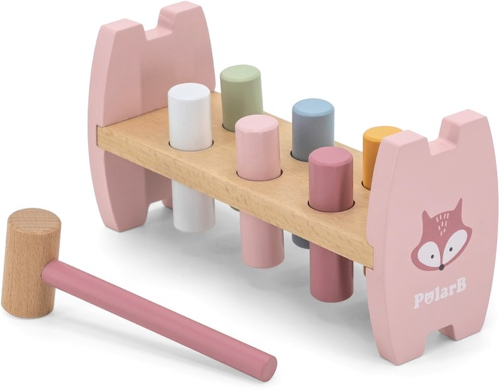 Розвиваюча іграшка Viga PolarB Montessori Лисичка з молотком (6971608442087) - зображення 3
