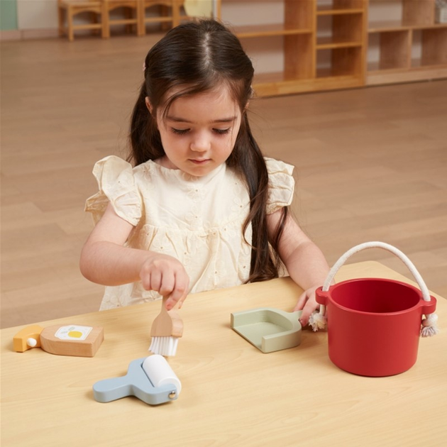 Zestaw do czyszczenia Viga Toys PolarB Drewniany (6971608442384) - obraz 4