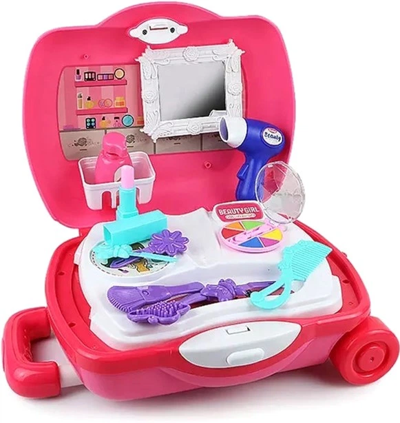Przenośna toaletka Woopie 2 w 1 Salon Urody Walizka (5904326944640) - obraz 4