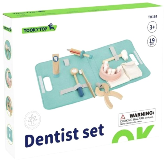 Zestaw małego dentysty Tooky Toy z walizka lekarza 19 elementów (6972633372271) - obraz 1