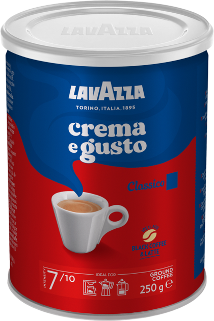 Акція на Кава мелена Lavazza Crema&Gusto 250 г від Rozetka