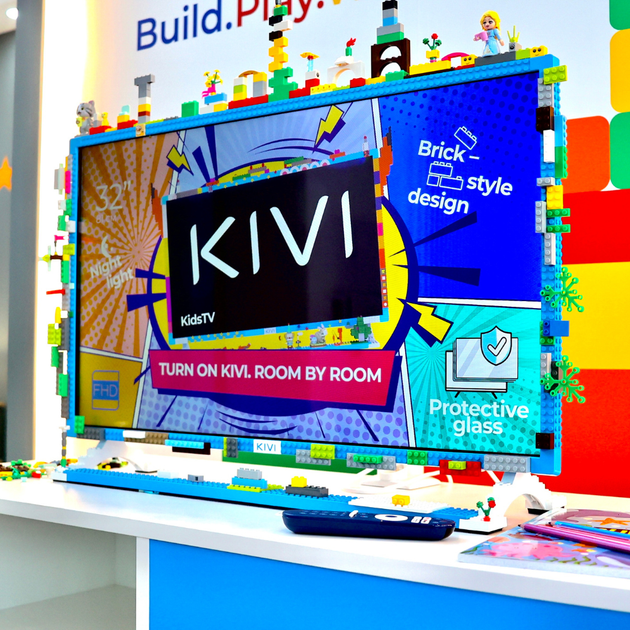 Телевизор 32" Kivi KidsTV FHD/Smart TV/Bluetooth/WI-Fi Синий - Фото 10 Телевизор 32" Kivi KidsTV FHD/Smart TV/Bluetooth/WI-Fi Синий - изображение 10