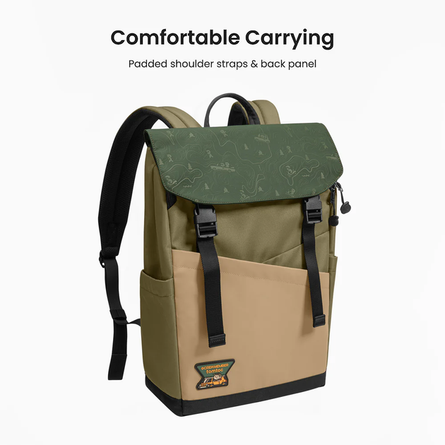 Рюкзак Tomtoc Slash-T64 Flip Laptop Backpack Green 15.6 Inch/18L (T64M1T1GC) (T64M1T1GC) - зображення 2