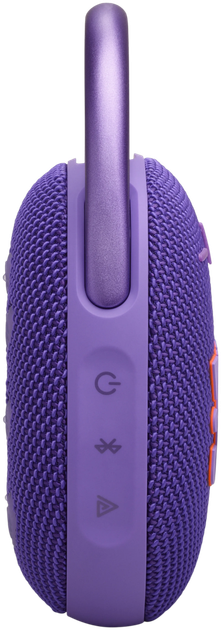 Портативная колонка JBL Clip 5, Purple (JBLCLIP5PUR) - Фото 3 Портативная колонка JBL Clip 5, Purple (JBLCLIP5PUR) - изображение 3