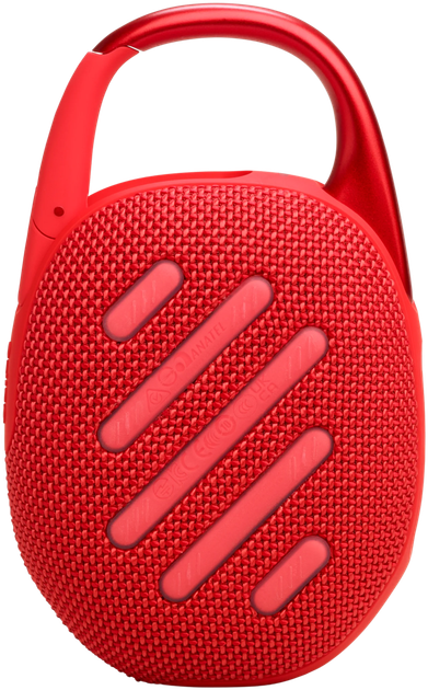 Портативна колонка JBL Clip 5, Red (JBLCLIP5RED) - зображення 4