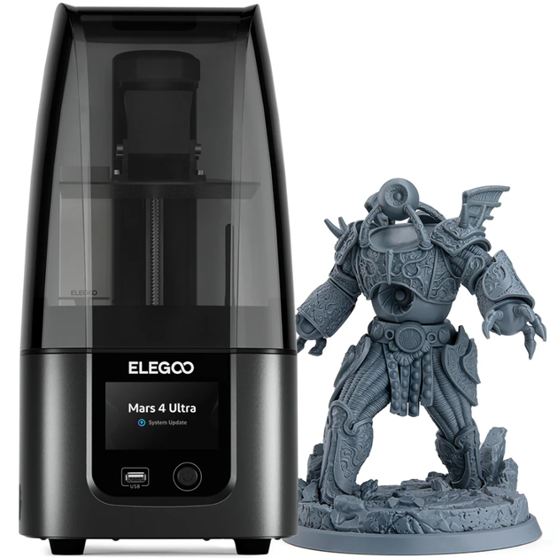 3D-принтер Elegoo Mars 4 Ultra 9K швидкість друку 150 мм/год - Фото 1 3D-принтер Elegoo Mars 4 Ultra 9K швидкість друку 150 мм/год - изображение 1