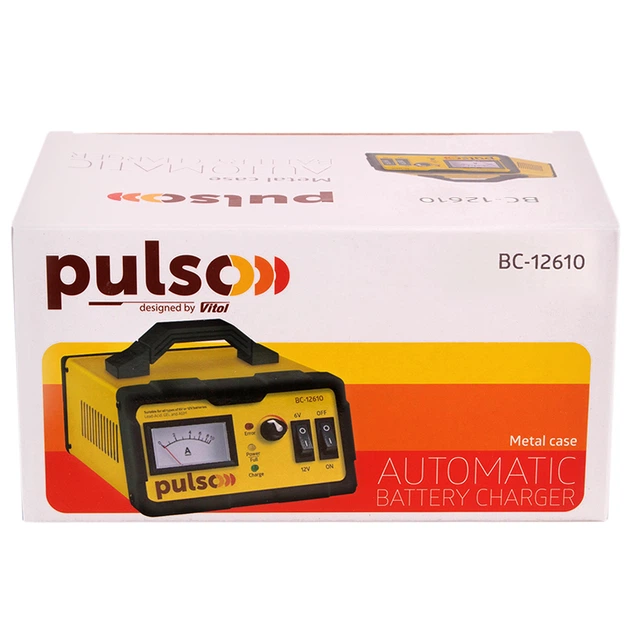 PULSO BC-12610 Зарядное устройство для АКБ (Трансформаторное) - Фото 6 PULSO BC-12610 Зарядное устройство для АКБ (Трансформаторное) - изображение 6