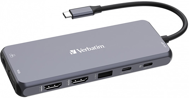 USB-хаб Verbatim CMH-14 Grey (0023942321545) - зображення 4