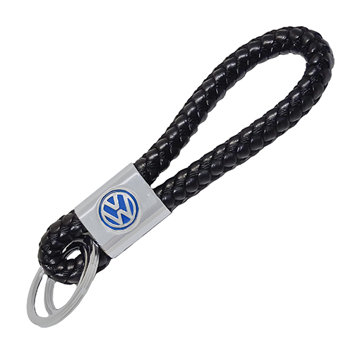 Брелок косичка для ключа Volkswagen чорний 111403 - зображення 2