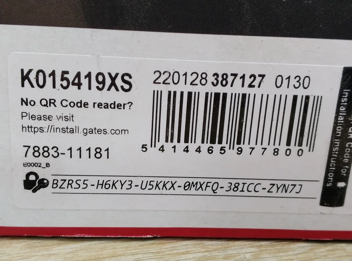 Комплект ГРМ GATES K015419XS DAEWOO LANOS 1.6, CHEVROLET AVEO 1.6, LACETTI 1.6 - изображение 10