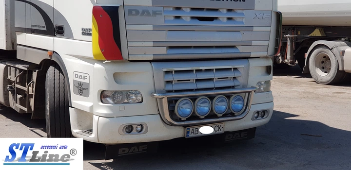 Дуга люстра решітки радіатора DAF XF105 05-13 d60х1,6мм Такф ХФ105 ST7958 - Фото 4 Дуга люстра решітки радіатора DAF XF105 05-13 d60х1,6мм Такф ХФ105 ST7958 - зображення 4
