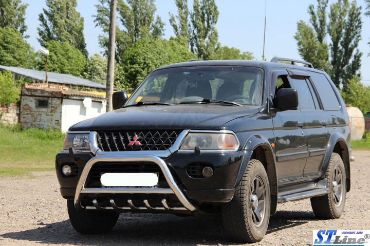 Кенгурятник захист переднього бампера на MITSUBISHI Pajero Sport 96-08 d51х1,6мм Митсубиси паджеро Спорт ST2491 - Фото 2 Кенгурятник захист переднього бампера на MITSUBISHI Pajero Sport 96-08 d51х1,6мм Митсубиси паджеро Спорт ST2491 - зображення 2