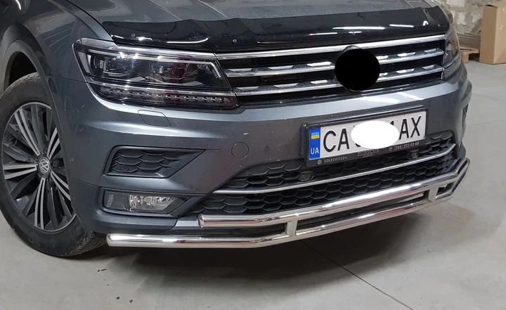 Кенгурятник защита переднего бампера на Hyundai H100 98-06 d60х1,6мм Хендай Х100 ST13311 - изображение 3