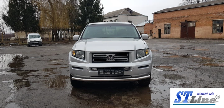 Кенгурятник защита переднего бампера на HONDA Pilot 18-22 d60х1,6мм Хонда Пилот ST7364 - изображение 2