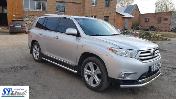 Кенгурятник защита переднего бампера на Toyota Highlander XU40 10-13 d60х1,6мм Тойота Хайлендер ST3875 - Фото 2 Кенгурятник защита переднего бампера на Toyota Highlander XU40 10-13 d60х1,6мм Тойота Хайлендер ST3875 - изображение 2
