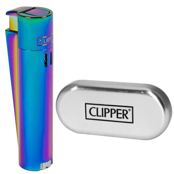 Зажигалка Clipper Metal Jet Icy - Фото 1 Зажигалка Clipper Metal Jet Icy - изображение 1