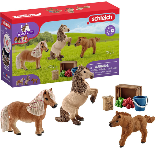 Zestaw do zabawy Schleich rodzina kocyków do zabawy (4059433574172) - obraz 2