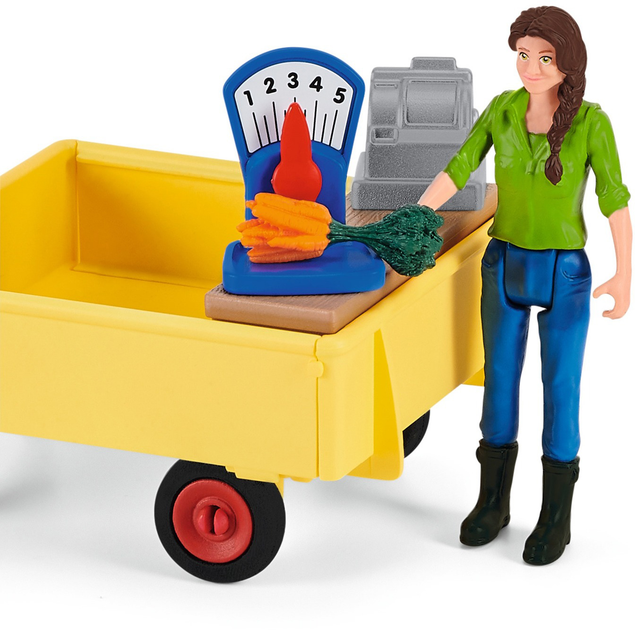 Zestaw do zabawy Schleich Farm World Mobilny Rynek (4059433572949) - obraz 4