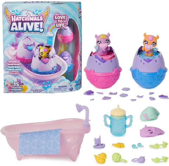 Ігровий набір Spin Master Hatchimals Alive with the splash (0778988499696) - зображення 2