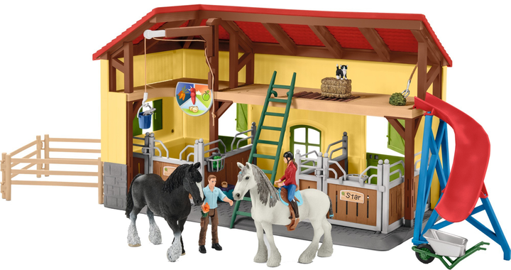 Ігровий набір Schleich Стайні для коней (4059433572697) - зображення 10