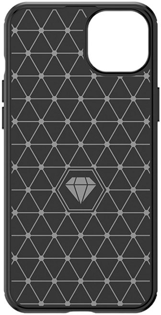 Etui Hurtel Carbon Case do iPhone 15 Plus Black (9145576279434) - obraz 3