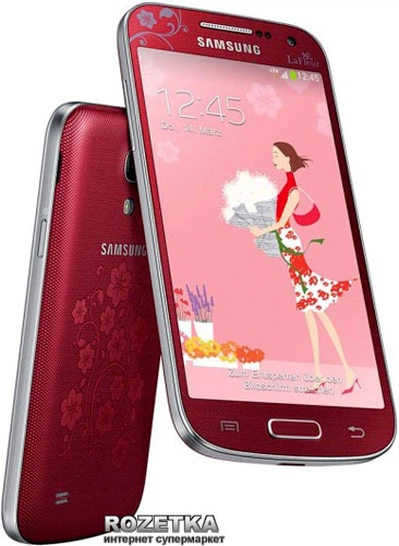 Мобильный телефон Samsung Galaxy S4 Mini Duos I9192 Red La Fleur - изображение 2