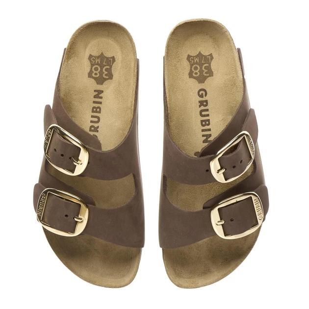Шлепанцы ортопедические женские Kasmir, Grubin (арт. gr-319361_braun) (39) - изображение 4