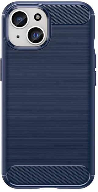 Панель Hurtel Carbon Case для iPhone 15 Plus Blue (9145576279441) - зображення 1