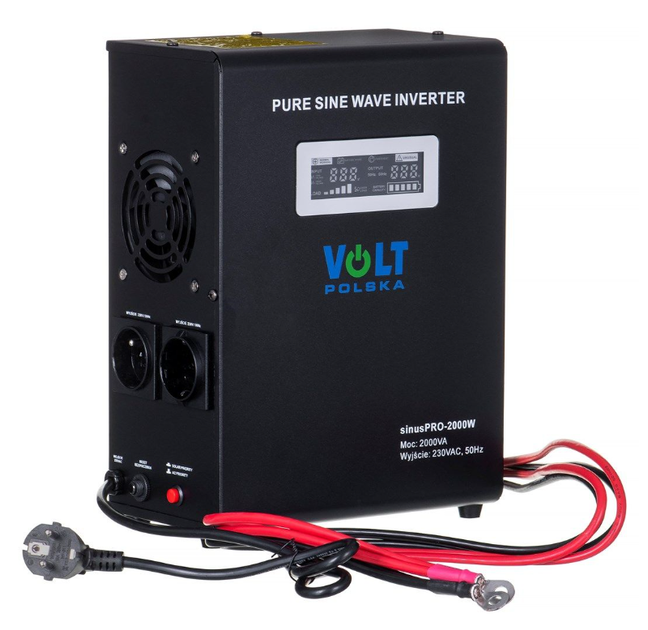 Гибридный ИБП/инвертор Volt Polska SINUS PRO 2000 W 24/230V 1400/2000W (3SP200024W) - изображение 3