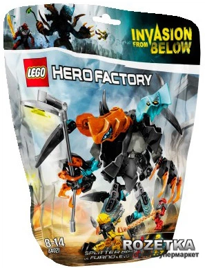 Конструктор LEGO Hero Factory Зверь Рассекатель против Фурно и Эво