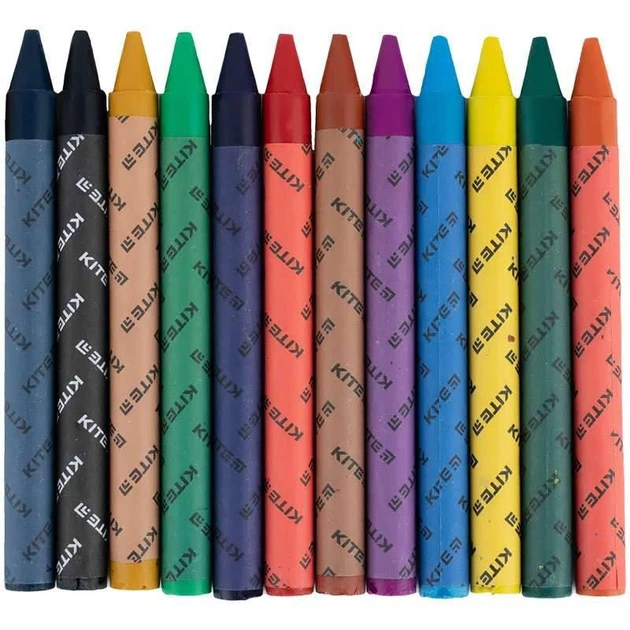 Мел восковой 12 цветов Kite Classic 4063276186171 K-070 67631 - Фото 2 Мел восковой 12 цветов Kite Classic 4063276186171 K-070 67631 - изображение 2