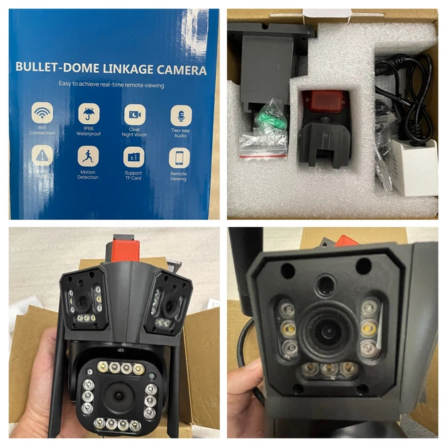 Уличная WiFi камера LS VISION PW12-5K 12Мп 3 независимых объектива - Фото 3 Уличная WiFi камера LS VISION PW12-5K 12Мп 3 независимых объектива - изображение 3