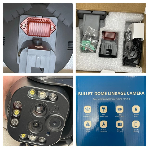 Уличная камера 10K 20MP WiFi IP LS VISION с пятью объективами 20х зум - изображение 6
