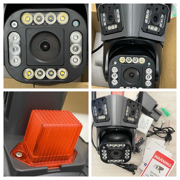Уличная WiFi камера LS VISION PW12-5K 12Мп 3 независимых объектива - Фото 7 Уличная WiFi камера LS VISION PW12-5K 12Мп 3 независимых объектива - изображение 7