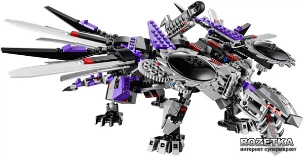 Конструктор LEGO NINJAGO Дракон-ниндроид (70725) – игрушки с